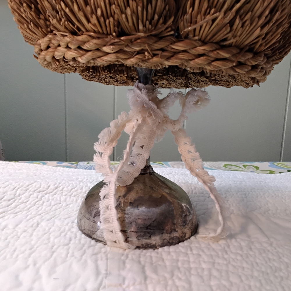 Charming Bird Nest Decor with Floral Accents - Picture 6 of 6